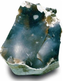  What is the sedimentary texture displayed in this image? A) Clay-sized B) Crystalline C) Microcrystalline D) Angular