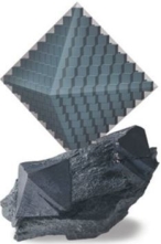   Using the samples in this image, indicate the number of cleavage directions this crystal displays.(Please note that cleavage surfaces do not equate to cleavage directions.)