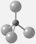 What molecule is illustrated in the diagram below?  