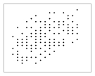 Which of these scatterplots is most likely to result in the regression equation Y' = 2.25 - .45(X) ?   Figure A   Figure B   Figure C   Figure D A)  Figure A B)  Figure B C)  Figure C D)  Figure D