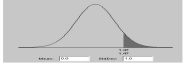This distribution illustrates a ______.   A)  non-directional null hypothesis B)  directional null hypothesis C)  non-directional alternative hypothesis D)  directional alternative hypothesis