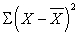 The formula   is the ______ formula for the ______ . A)  computational; degrees of freedom B)  computational; range C)  definitional; sum of squares D)  definitional; mean