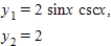 Use a graphing utility to select the graph of the two equations in the same viewing window.Use the graphs to determine whether the expressions are equivalent. ​   ​ A) ​   The expressions are equivalent except Sinx = 0, y<sub>1</sub> is undefined. B) ​   The expressions are equivalent except when sinx = 0, y<sub>1</sub> is undefined. C) ​   The expressions are equivalent except when Sinx = 0, y<sub>1</sub> is undefined. D) ​   The expressions are equivalent except when sinx = 0, y<sub>1</sub> is undefined. E) ​   The expressions are equivalent except when sinx = 0, y<sub>1</sub> is undefined.