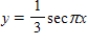 Select the graph of the function below.Include two full periods. ​   ​ A) ​   B) ​   C) ​   D) ​   E) ​  