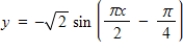 Use a graphing utility to graph the function below.Be sure to include at least two full periods.   A)    B)    C)    D)    E)   