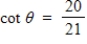 Determine the exact value of   when   and   < 0. A)    B)    C)    D)    E)   