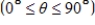 Find the values of θ in degrees   and radians   without the aid of a calculator. cos θ = 0 and tan θ = Not defined ​ ​ A) 90° =   B) ​60° =   C) ​0° = 0 D) ​30° =   E) ​45° =  