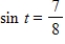 Use the value of the trigonometric function to find   . ​   ​ A)    B)    C)    D)    E)   