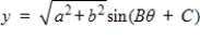 Use the formula   , where   , to rewrite the trigonometric expression in the following form. ​   ​   ​ A)      B)      C)      D)      E)   