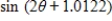 Use the formula   , where   , to rewrite the trigonometric expression in the following form. ​   ​   ​ A)      B)      C)      D)      E)   