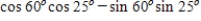 Write the given expression as the cosine of an angle.   ​ A)    B)    C)    D)    E)   