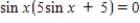 Solve the following equation. ​   ​ A) ​   B) ​   C)    D) ​   E) ​  