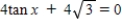 Find all solutions of the following equation in the interval [0, 2π) . ​   ​ A)    B) ​   C) ​   D) ​   E) ​  