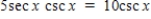 Find all solutions of the following equation in the interval [0, 2π) . ​   ​ A)    B) ​   C) ​   D) ​   E) ​  