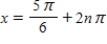 Solve the following equation. ​ Secx - 2 = 0 ​ A) ​   and   , where n is a integer B) ​   and   , where n is a integer C) ​   and   , where n is a integer D) ​   and   , where n is a integer E) ​   and   , where n is a integer