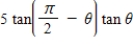 Evaluate the following expression. ​ ​   ​ A) -6 B) 6 C) 4 D) 5 E) -5