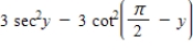 Evaluate the following expression. ​   ​ A) 0 B) - 3 C) 4 D) - 4 E) 3