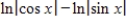 Rewrite the expression as a single logarithm and simplify the result. ​   ​ A) ​   B)    C)    D)    E)   