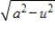 Use the trigonometric substitution u = a sin θ, where - π/2 < θ < π/2 and a > 0 to simplify the expression   . ​ A) ​a csc θ B) ​a sin θ C) ​a tan θ D) ​a cos θ E) ​- a cos θ