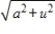 Use the trigonometric substitution u = a tan θ, where 0 < θ < π/2 and to simplify the expression   . ​ A) ​- a sec θ B) ​a sec θ C) ​a tan θ D) ​a sin θ E) ​a csc θ