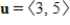 Use the vectors   ,   , and   to find the indicated quantity.State whether the result is a vector or a scalar. ​   ​ A)    ; vector B)    ; vector C) -58; scalar D) -56; scalar E)    ; vector