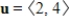 Use the vectors   ,   and   to find the indicated quantity.State whether the result is a vector or a scalar. ​   ​ A) 16; scalar B)    ; vector C)    ; vector D) 22; scalar E) 20; scalar