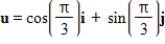 Find the angle between the vectors u and v.   ,   ​ A)    B)    C)    D)    E)   