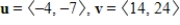 Determine whether u are v and orthogonal, parallel, or neither.   A) orthogonal B) parallel C) neither