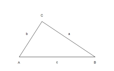 Given a = 10, b = 14, and c = 9, use the Law of Cosines to solve the triangle for the value of B.Round your answer to two decimal places.   Figure not drawn to scale A) 94.78° B) 80.44° C) 39.84° D) 45.38° E) 60.33°