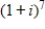 Use DeMoivre's Theorem to find the indicated power of the complex number.Write the result in standard form. ​   ​ A)    B)    C)    D)    E)   