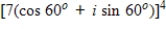 Use DeMoivre's Theorem to find the indicated power of the complex number.Write the result in standard form. ​   ​ A)    B)    C)    D)    E)   