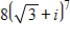 Use DeMoivre's Theorem to find the indicated power of the complex number.Write the result in standard form.   A)    B)    C)    D)    E)   