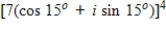Use DeMoivre's Theorem to find the indicated power of the complex number.Write the result in standard form. ​   ​ A)    B)    C)    D)    E)   