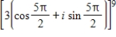 Use DeMoivre's Theorem to find the indicated power of the complex number.Write the result in standard form.   A)    B)    C) 19683 D)    E) -19683