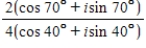 Perform the operation and leave the result in trigonometric form. ​   ​ A) ​   B) ​   C) ​   D) ​   E) ​  