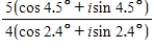 Perform the operation and leave the result in trigonometric form. ​   ​ A)    B) ​   C) ​   D) ​   E) ​  