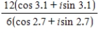 Perform the operation shown below and leave the result in trigonometric form. ​ ​   A)    B) ​   C) ​   D) ​   E) ​  