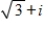 Find the trigonometric form of the complex number shown below.   A)    B)    C)    D)    E) ​  