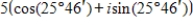 Find the standard form of the complex number   .Round values to the nearest hundredth. A)    B)    C)    D)    E)   
