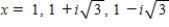 Find all solutions to the following equation.   ​ A)    B)    C)    D)    E)   