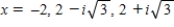 Find all solutions to the following equation.   ​ A)    B)    C)    D)    E)   