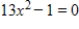 Solve the equation.Write complex solutions in standard form. ​   ​ A)    B)    C)    D)    ​ E)   