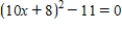 ​Solve the equation   .Write complex solutions in standard form. ​ A) ​   B) ​   C) ​   D) ​   E) ​  