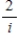 Write the quotient in standard form. ​   ​ A) ​   B) ​   C) ​-2i D) ​   E) ​2i