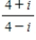 Write the quotient in standard form. ​   ​ A)    -   i B)    +   i C)    +   i D)    +   i E)    +   i