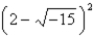 Write the complex number in standard form.   A)    B)    C)    D)    E)   