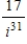 Do the operation and express the answer in a + bi form. ​   ​ A) -17i B) -85i C) -17 D) 17i E) 17