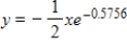 Find the exponential model   that fits the points shown in the graph. ​   ​ A)    B)    C)    D) ​​   E)   