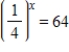 Solve for x. ​   ​ A) 4 B)    C) 7 D) 3 E)   