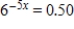 Solve the exponential equation algebraically.Approximate the result to three decimal places. ​   ​ A)    B)    C)    D)    E)   